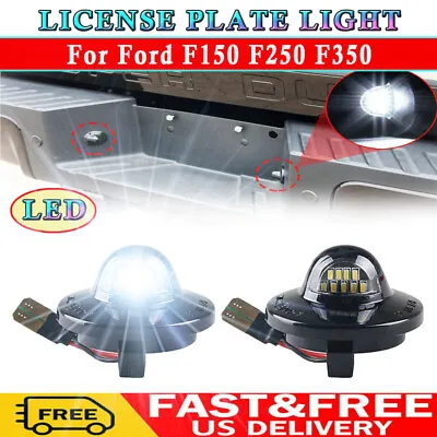 2 Pack For Ford F150 F250 F350 LED License Plate Light Bulb Assembly Replacement • $9.99