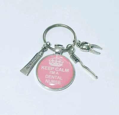 £6.50 • Buy Dental Nurse Keyring  Dental Nurse Gifts