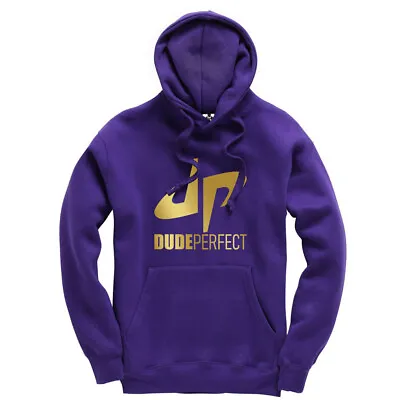 £15.95 • Buy Dude Perfect Kids Hoodie Hooded Sweatshirt YouTube YouTuber (Gold Print)