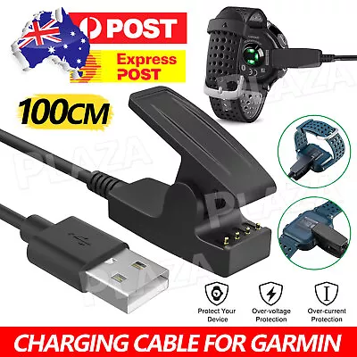 THRE USB Charger Charging CABLE For Garmin Approach S20 Vivomove HR Forerunner • $8.95