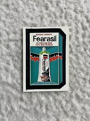 1986 Wacky Packages Album Series Sticker Fearasil Cream #63 • $3.99