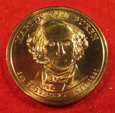 2008 D Martin Van Buren Presidential Dollar - UNC - Satin - Actual Coin (4179) • $4.88