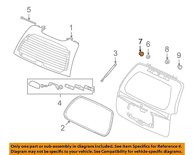 GM OEM Liftgate Tailgate Hatch-Hinge Pin Bushing 15890137 • $17.57