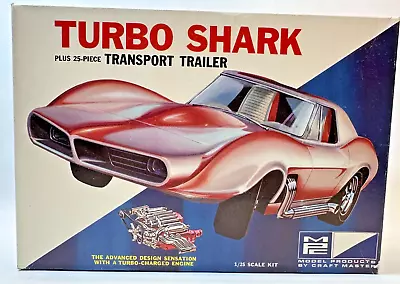 MPC 1:25 Carl Casper's Turbo Shark & Transport Trailer Vintage Original Model • $199.99