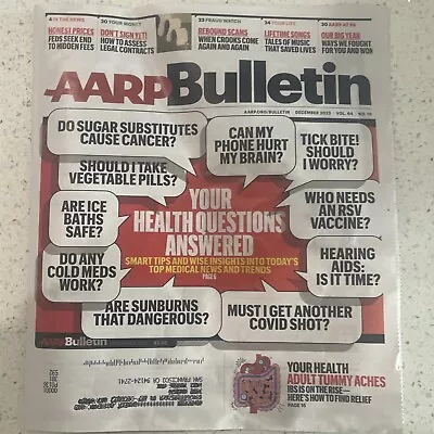 AARP BULLETIN Dec. 2023 Your Health Questions Answered Your Money Don’t Sign Yet • $12.97