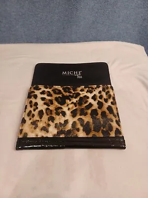 Miche Tess Petite Shell Mini Purse Hard Cover Leopard Print With Liner • $11.99