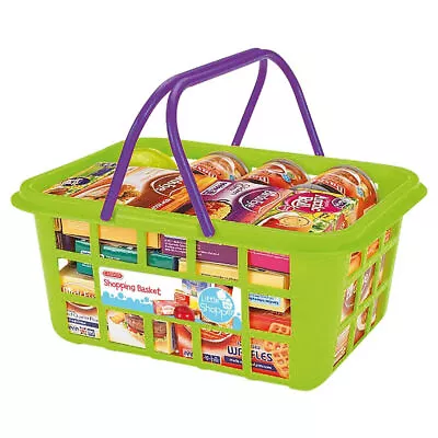 £9.49 • Buy Casdon Shopping Basket With Food Supermarket Shop Pretend Play Toy Gift Age 3+