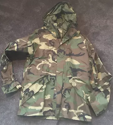 US Military Cold Weather GORE-TEX Camouflage Parka Medium Reg  Shell PTFE ECWCS • $80
