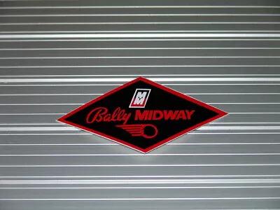 Bally / Midway Classic Coin Door Decal GREAT FOR ANY RESTORATION • $5