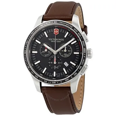 Victorinox Alliance Sport Chronograph Black Dial Watch 241826 New With Defects • $254.95