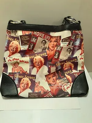 Radio Days Marilyn Monroe Women Black Shoulder Bag • $42.80
