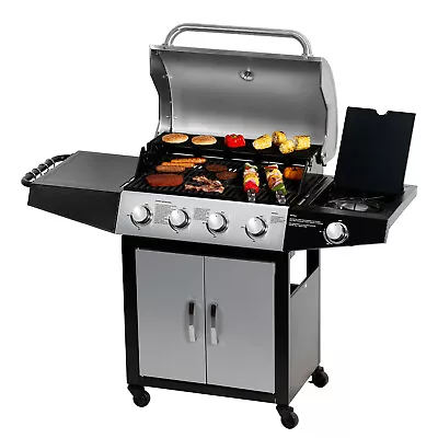 MASTER COOK 4+1 Burner Propane Gas Grill Backyard Patio Outdoor Cooking BBQ • $279