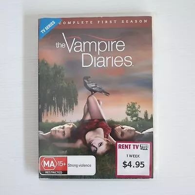 Vampire Diaries : Season 1  DVD Region 4 Ex Rental • $5.92