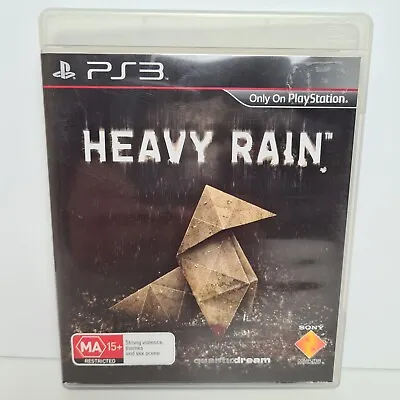 Heavy Rain PS3 Complete Booklet Insert Sony PlayStation 3 Thriller • $14.90