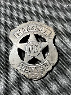 £14.31 • Buy U.S. Marshal Denver Co. Western Cowboy Whiskey Girls Badge Pin Obsolete
