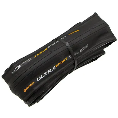 Continental Ultra Sport III Folding Road Tire 700x28c Black • $30.58