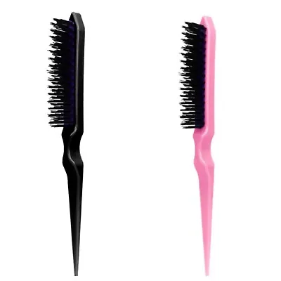 Hair Brushes Comb Slim Line Teasing Brush Styling Comb Smooth • £1.99