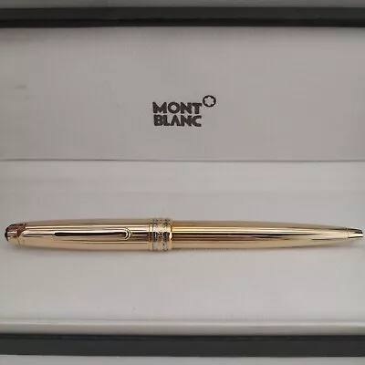 New Authentic Montblanc 2866 Meisterstuck Ballpoint Gold Star Pen 164P • $57