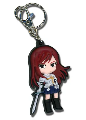 Fairy Tail Erza S2 PVC Key Chain Anime Licensed NEW • £8.53