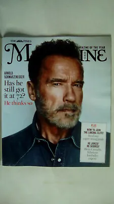 £4.49 • Buy The Times Magazine 12 / 10 / 2019  Arnold Schwarzenegger