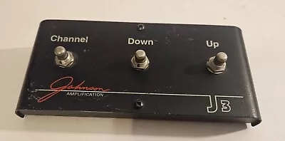 JOHNSON AMPLIFICATION J3 3 Button Foot Switch Works • $45
