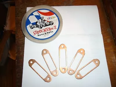 VINTAGE GO KART NOS RACING McCULLOCH EXHAUST GASKET COPPER CART PART X5 • $19.99