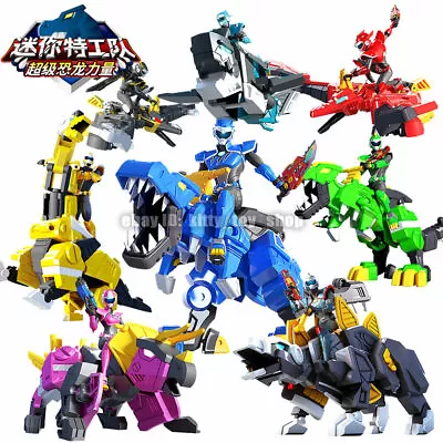 Miniforce Super Dino Power TRANS HEAD Armorbot T-Rex Dinosaur Figure For Boy Toy • $185.25