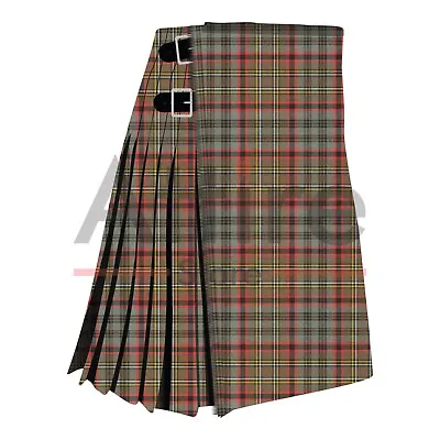 Scottish Handmade Traditional Cunningham Hunting Weathered Tartan Kilt-Clan Kilt • $59