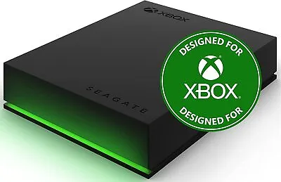 Seagate Game Drive For Xbox 4TB External Hard Drive Portable USB 3.2 Gen 1  • £136.43