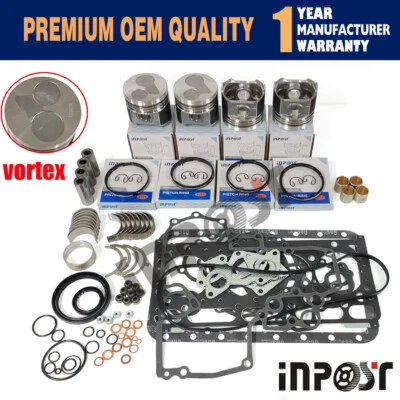$427 • Buy V2203 Overhaul Rebuild Kit For Kubota V2203E Engine Bobcat 763 Skid Steer Loader