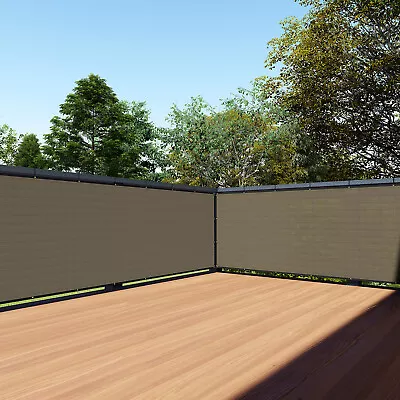 2.5ft Balcony Privacy Fence Deck Screen Windscreen Mesh Shade Cover Outdoor Yard • $33.92