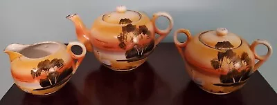 Hand Painted Japanese Teapot Set • $30