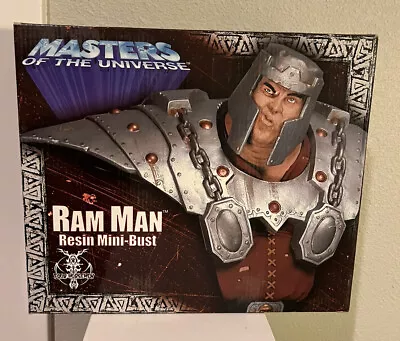 Neca Masters Of The Universe MOTU Ram Man Mini Bust Statue Production Sample • $249.99