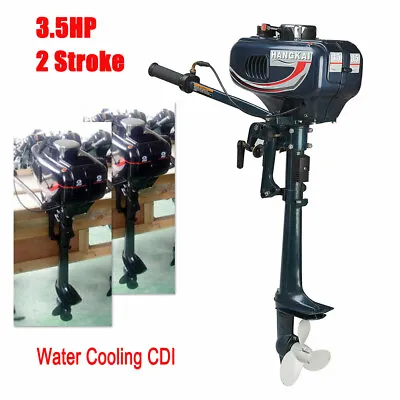 $235 • Buy 3.5 HP 2 Stroke Heavy Duty Outboard Motor Boat Engine W/Water Cooling System CDI