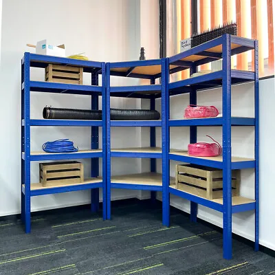 5-Tier Garage Shelving For Corner Storage 1.5m Set Of 3 Workshop Shelving Units • £99.95