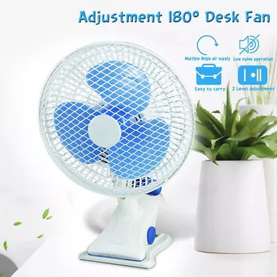 8.6 Inch Portable Mini Small Cooling Table Fan Desk Personal Cooler Desktop US • $24.90