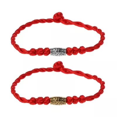 Chinese Lucky Red String Bracelet Tibetan Buddhist Prayer Yoga Prayer Bracelet • £2.48