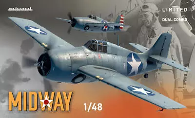 Eduard 1/48 US F4F-3 & F4F-4 WIldcat Midway Dual Combo 11166 • $78.99