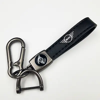 For MINI Cooper S JCW Metal Leather Keyring Luxury Keychain High Quality Car • $15.15