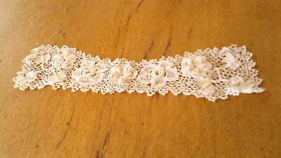 Antique Hand Worked Irish Crochet Lace Collar • $18.50