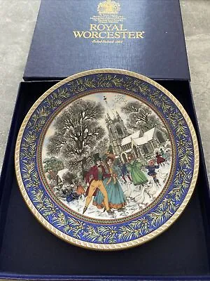 £7.99 • Buy Royal Worcester Boxing Day Decorative Plate Boxed 