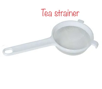 £2.59 • Buy Strainer ChefAid Healthy Steps 7cm Nylon Mesh Strainer Sieve ChefAid ,White