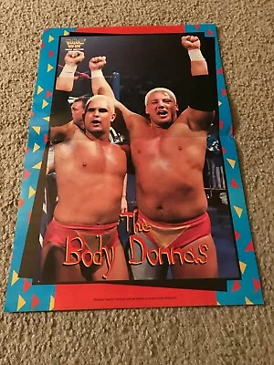 Vintage WWF THE BODY DONNAS SKIP ZIP Poster Centerfold CHRIS CANDIDO ECW RARE • $6.99