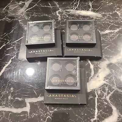 3pc ABH Anastasia Beverly Hills 4 Well Empty Eyeshadow Magnetic Palettes • $15.89