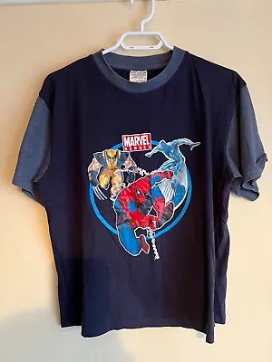 Marvel Heroes Boys T-Shirt - Chest 33  Height 158cm Short Sleeve Great Gift Idea • £0.50