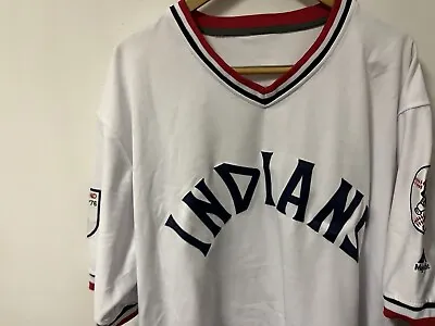 OMAR VIZQUEL 13 Cleveland Indians Majestic Pullover Jersey Spirit Of 76 Size 52 • $89.99