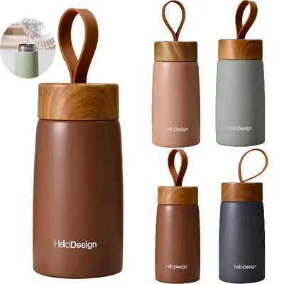 $17.99 • Buy 280ml Mini Travel Drink Mug Coffee Cup Stainless Steel Vacuum Flask Thermos Cup