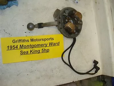 1954 53 Montgomery Ward Sea King 5hp Outboard Ignition Points Plate Armature  • $125