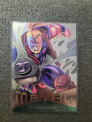 1995 Fleer Marvel Metal Silver Flasher Giant-Man #12 Combined Shipping • $6