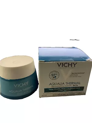 VICHY Aqualia Thermal Rehydrating Cream RICH Dry To Very Dry Skin 50ml NEW • $25